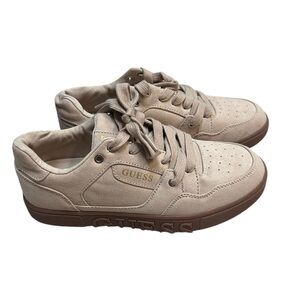 NWOT Guess Tan/Beige Tennis Shoes - Size 7.5